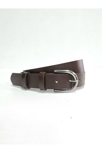 Kemerix 100% Genuine Leather Classic Black-Bitter Brown Belt Set of 2
