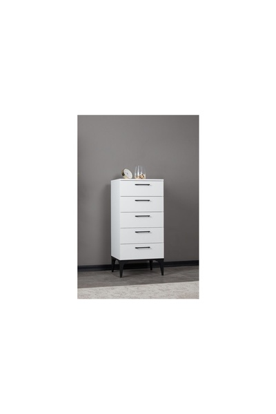 Vivense Life Yüksek Şifonyer, 5 Çekmeceli