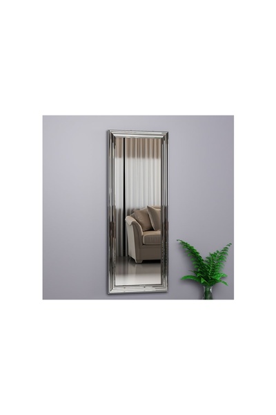 Vivense MONE AYNA DEKORATİF SALON AYNASI, GÜMÜŞ, 40X105