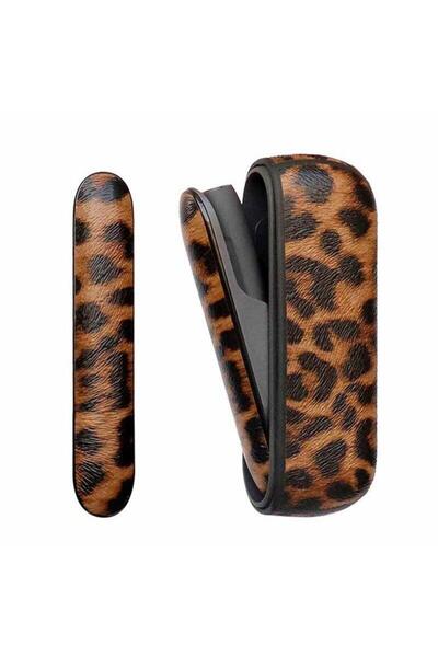 Zigver Düo 3.0 Manyetik Kapak Kılıf Leopar, Heets Ile Çalışan Cihaza Uyumludur
