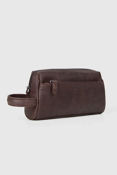MORCA Hazelnut Patterned Genuine Leather Hand Portfolio Bag