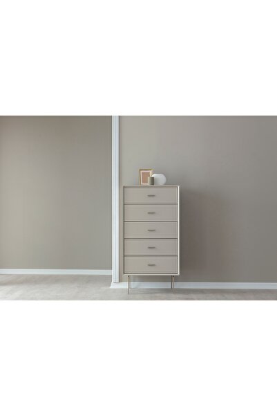 Vivense Pandoora Nox Yüksek Şifonyer, Krem