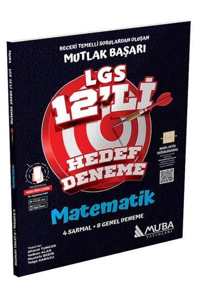 Efsane Yayınları 8.Sınıf Muba Mutlak Başarı LGS Matematik 12'Li Hedef Deneme ...