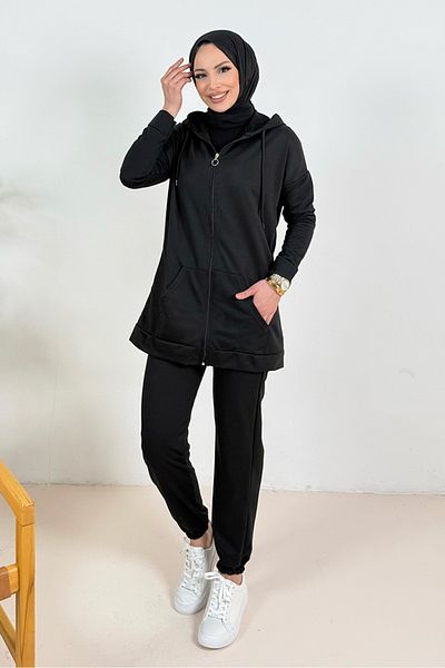 Bestenur Rival 1340 Model Black Tunic and Pants Set