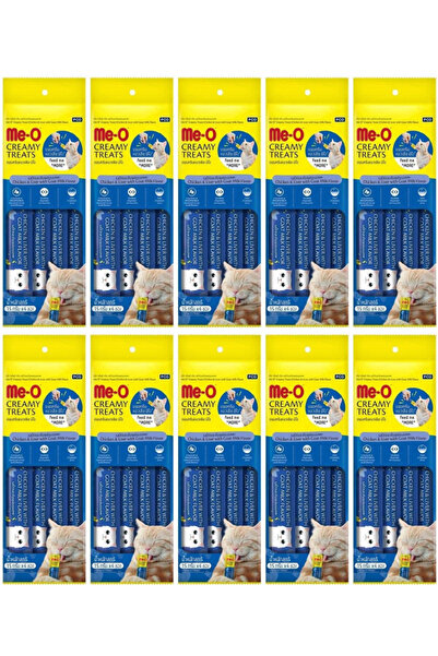 me-o Tavuklu Ciğerli Keçi Sütlü Krema Kedi Ödülü 4x15gr - 10 Paket