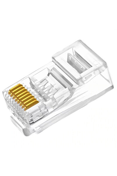 Powermaster EZRJ45 Cat5-Cat6 Açık Uçlu Soket 8P-8C (100 Adet)
