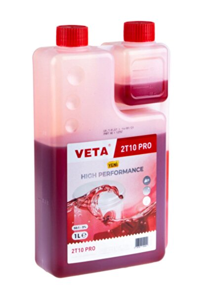 Veta 2 T Yağ Iki Zamanlı Motor Yağı Ölçekli 1 Lt Pro