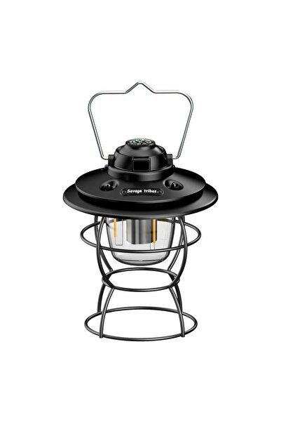 Powermaster PM-16042 Retro Nostaljik Şarjlı Kamp Lambası Filament + SMD Ledli