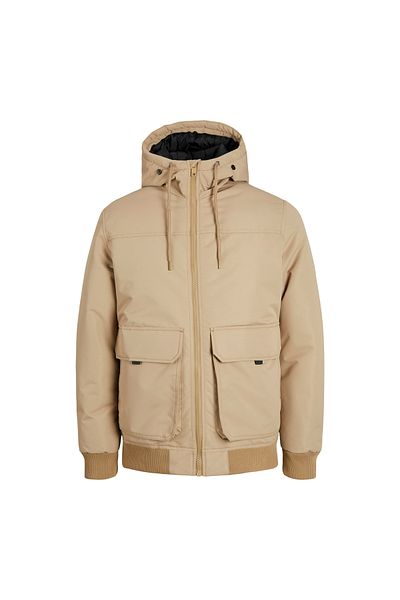 Jack & Jones Ανδρικό μπεζ παλτό Construct (12263838-ELM)