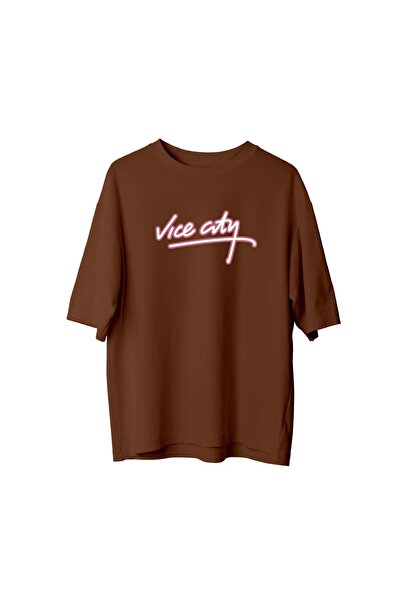 SVART WEAR Μπλουζάκι Vice City με τύπωμα oversized Unisex T-shirt