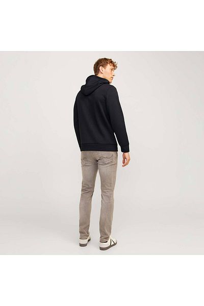 Jack & Jones Ανδρικό μαύρο φούτερ - Staple (12258488-B)
