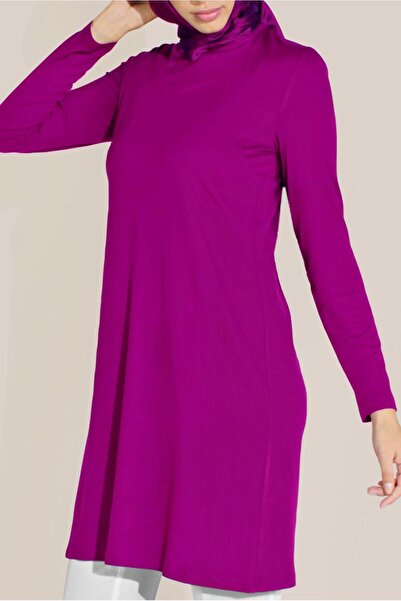 TRENDTESETTÜR Women's Fuchia Knitted Viscosa Tunic 40825