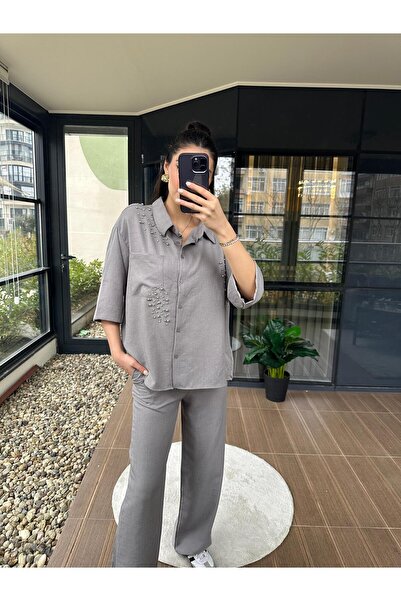 Mzr Collection ЖЕНСКИ ЛЕНЕН КОМПЛЕКТ