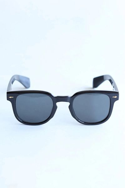 LUPİX Unisex Black Oval Silver Detail New Season Uv400