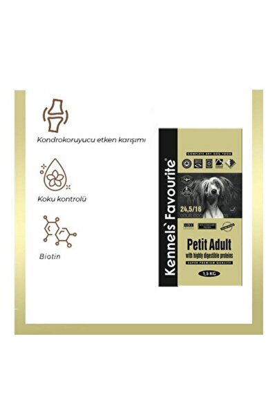Kennels' Favourite Mini Adult Küçük Irk Yetişkin Buğday Glutensiz Köpek Kuru Maması 1,5 Kg