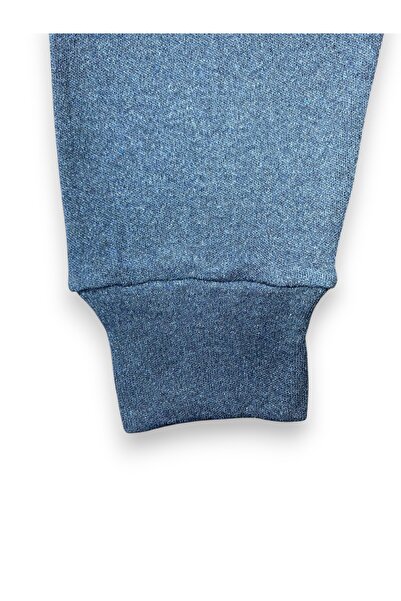 Line Smart Men's Navy Blue Raised Cotton Cuffed Winter Underwear Tights