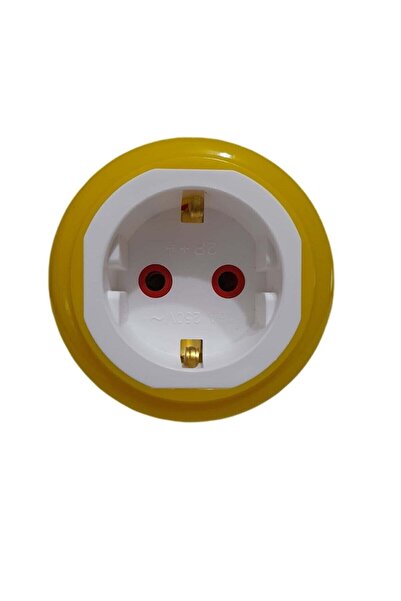 fetih elektrik Sarı Led Gece Lambası Prizli Aç Kapa Anahtarlı