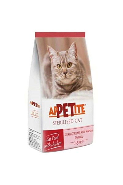 Appetite Steril Tavuklu Kedi Maması 1,5 Kg