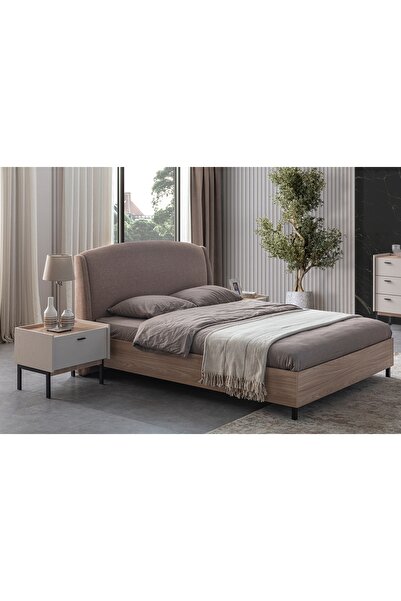 Vivense LANİS BAZALI KARYOLA, CEVİZ, 160X200