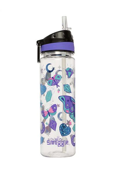 SMIGGLE - Fly High Bpa Free 650ml Straw Drinker
