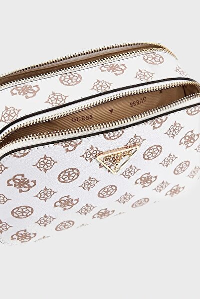 Guess Noelle Crossbody Camera Women White Crossbody Bag Hwpg7879140-Wlo