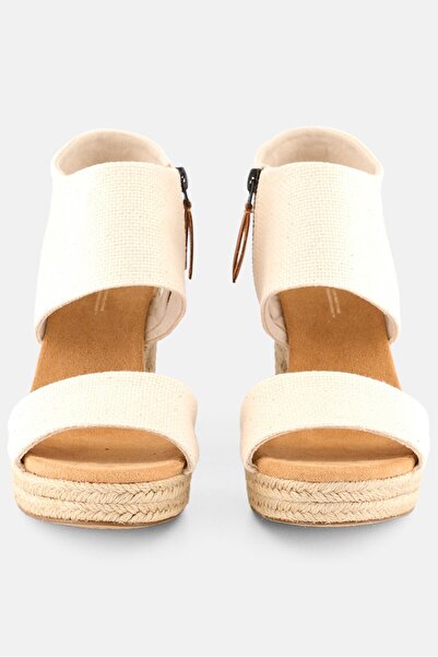 Toms Women Majorca Zipper Closure Sandals, Beige