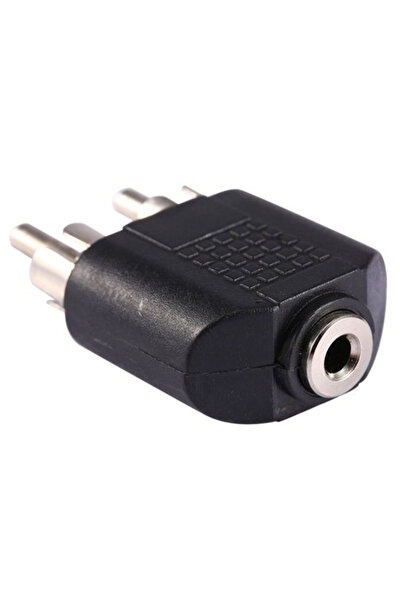 Powermaster 3.5 Mm Stereo Dişi / 2 Rca Erkek Çevirici Jack