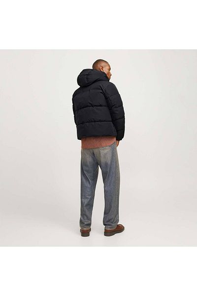 Jack & Jones Ανδρικό μαύρο παλτό Bradley ( 12256974 -Β)