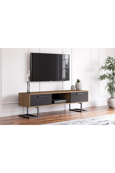 Vivense FULL MOON TV SEHPASI, 2 ÇEKMECELİ RAFLI