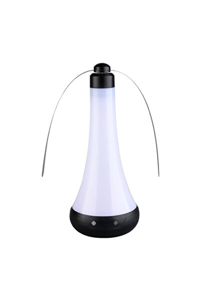 Zigver Sinek kovucu Fan ışık açık sinek kovucu Fan şarj edilebilir LED masa l...