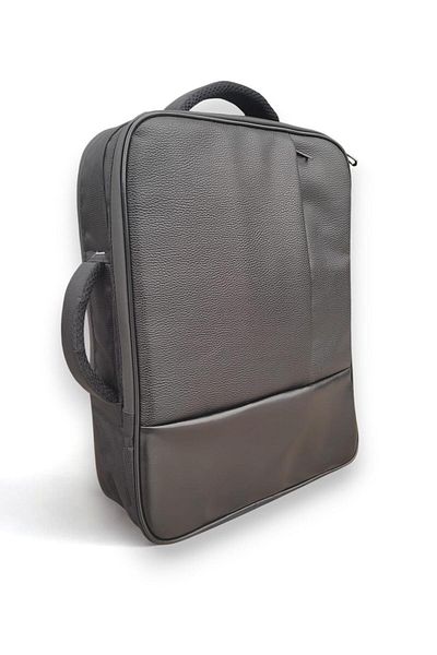 başkent çanta Σακίδιο πλάτης Laptop 15,6" - Δερμάτινη λεπτομέρεια, Συσκευή USB, Αδιάβροχο 8683255013746