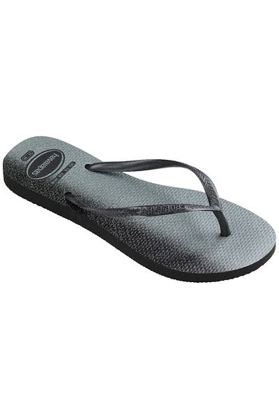 Havaianas Slim Gloss Black Women's Slippers