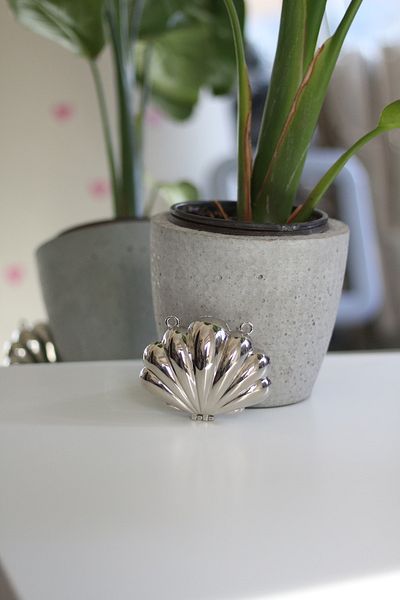Moom Bag Αξεσουάρ τσάντας Silver Oyster Mini Charm