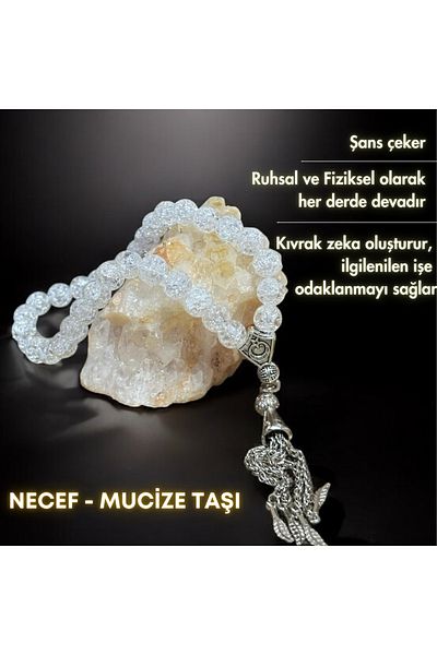 Bonicce سبحة الحظ - سبحة صلاة من حجر النفس الطبيعي الحقيقي