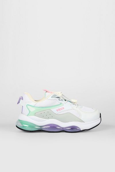 Vicco Hoshi Basic Unisex Kids White Sneakers