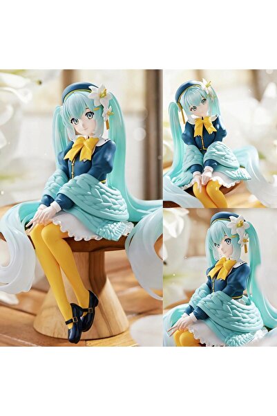Zigver 15CM ANİME 2024 yeni Anime Lily zambak peri oturma duruş kawaii şekil PVC Model oyuncaklar bebek hed