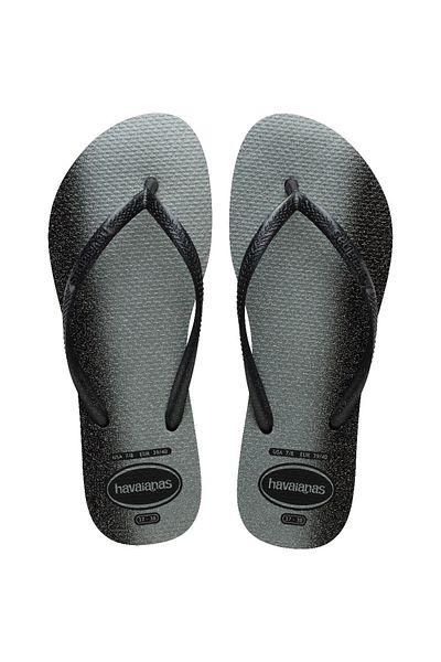 Havaianas Slim Gloss Black Women's Slippers