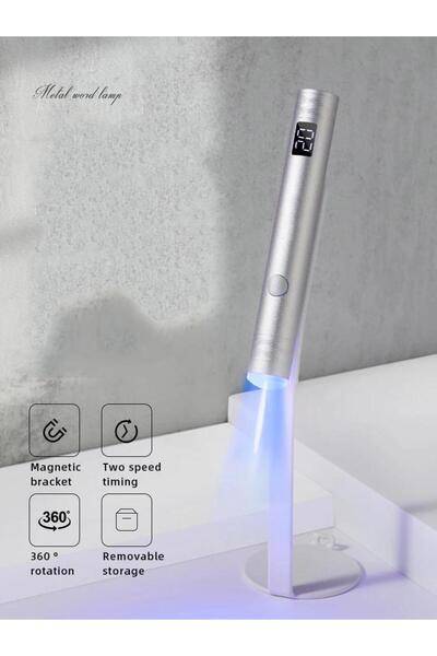 Zigver Mini UV LED tırnak kurutucu taşınabilir Uv işık lambası jel oje için 3...