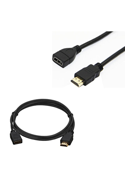 Powermaster HDMI Kablo Erkek-Dişi 30 Cm Uzatma (Mini HD Recevier İçin)