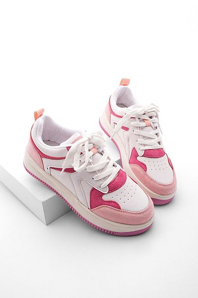 Marjin Damen-Sneaker mit hoher Sohle – Aryan Fuchsia Sportschuhe