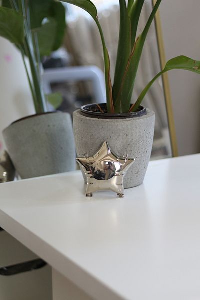 Moom Bag Αξεσουάρ Silver Yıldız Mini Charm Τσάντα