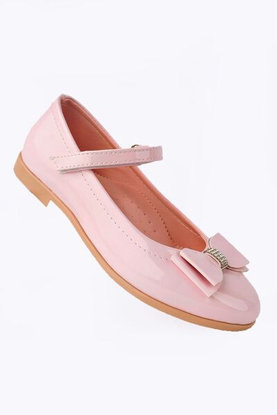 epaavm Fiyonklu Pudra Kız Çocuk Babet