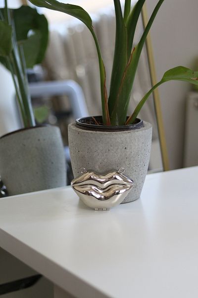 Moom Bag Αξεσουάρ Mini Charm Τσάντα Silver Dudak