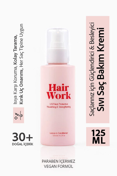 Hair Work Güçlendirici Ve Besleyici Sıvı Saç Bakım Kremi 125 ml