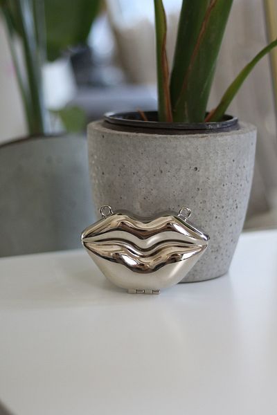 Moom Bag Αξεσουάρ Mini Charm Τσάντα Silver Dudak