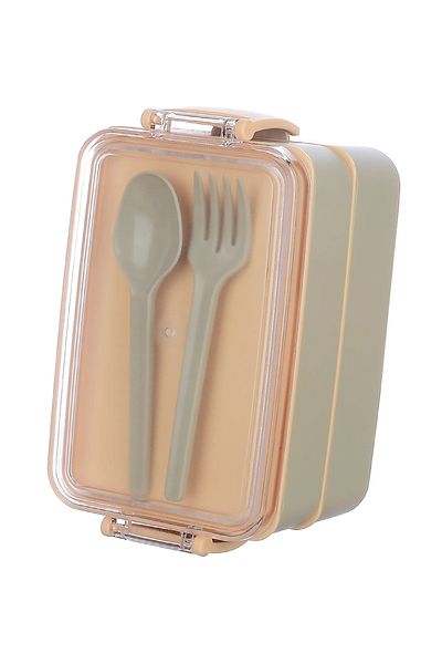 Dükkanönü Gray Fely 900 ml Lunch Box Set & Storage Box & Lunch Box Lunch Box New Generation Lunch Box
