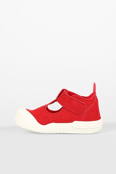 Vicco حذاء Loro II Basic Girl First Step باللون الأحمر الكاجوال