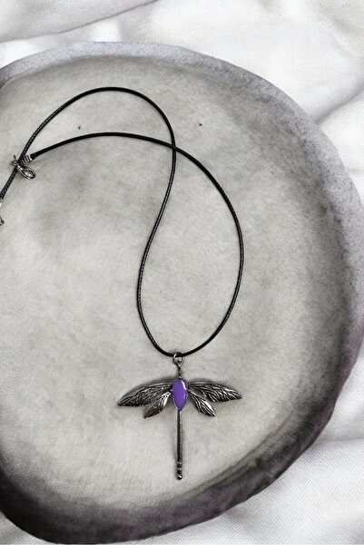 Huit MOR YUSUFÇUK KOLYE YÜKSEK KALİTE DERİ