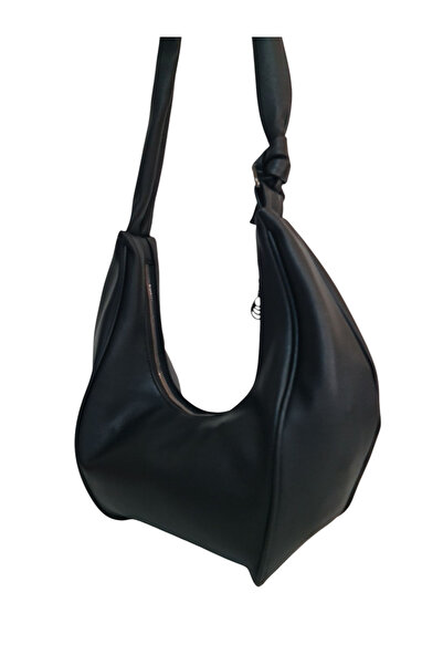 Gloria MİRA KADIN SİYAH SOFT DERİ UZUN KULPLU OMUZ ÇANTASI