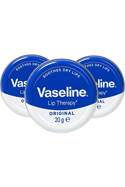 Vaseline Lip Therapy Original 20gr X3 Adet